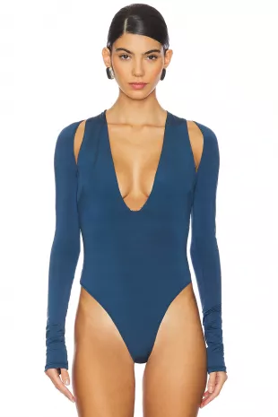 V Neck Bodysuit
