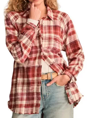 Every Year After 2026 Juliette Hawk Plaid Shirt