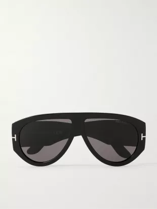 Bronson Aviator Style Acetate Sunglasses