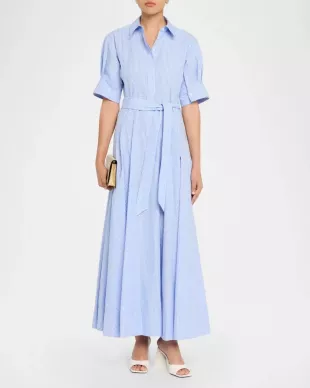 Truman Striped Cotton Maxi Dress