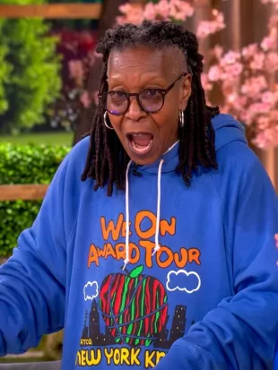 The View 2026 Whoopi Goldberg Blue Knicks Hoodie