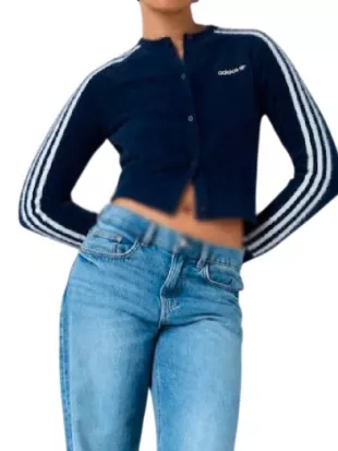 Every Year After 2026 Percy Fraser Navy Striped Cardigan