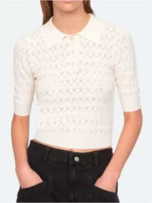 Maddie Townsend Sweet Magnolias S05 Polo Sweater