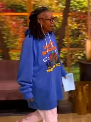 The View 2026 Whoopi Goldberg Blue Hoodie