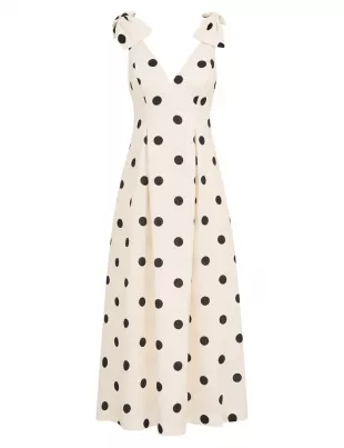 Zimmermann Crush V Neck Midi Dress