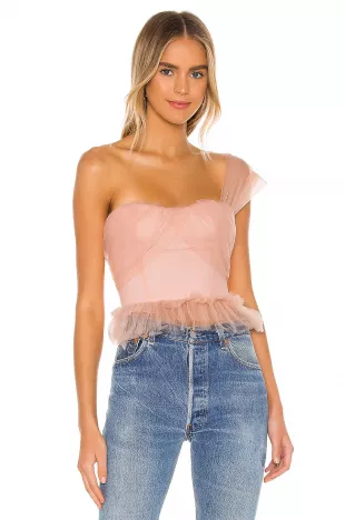 Marnie Top in Champagne Pink