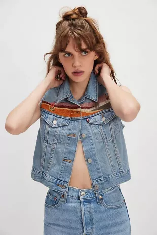 Embroidered XS Vest