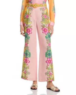 Eternity Garden Printed Wide Leg Pants