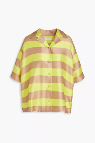 Striped Silk Shirt