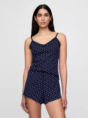 Pointelle PJ Tank Top