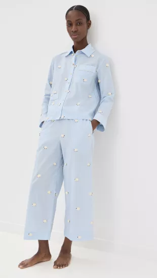 Sheep Sleepwear Button Down PJ Set
