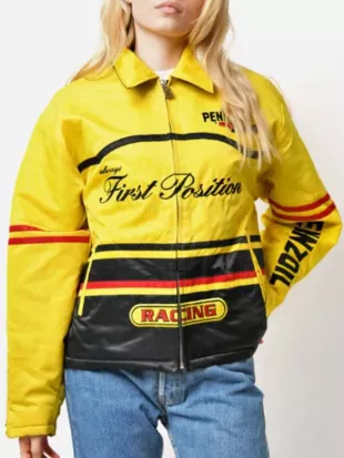 Your Fault London Asha Banks Yellow Pennzoil Racing Jacket