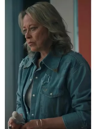 Alice and Steve S01 Nicola Walker Star Denim Shirt