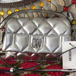 Vegan Quilted Leather Crossbody Handbag