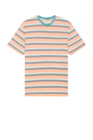 Yarn Dye Stripe Pocket Tee