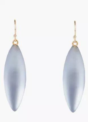 Textured Lucite Drop Earrings