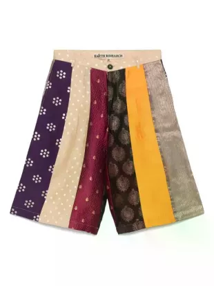 Patterned Jacquard Shorts