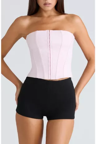 Stretch Woven Corset Top