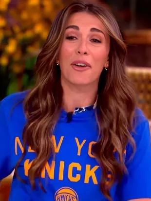 The View Alyssa Farah Griffin Blue Knicks Shirt