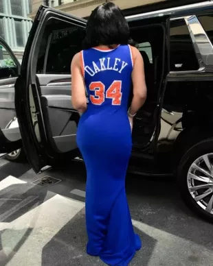 Angela Oakley New York Knicks Dress