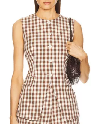 Sweet Magnolias S05 Maddie Townsend Check Vest