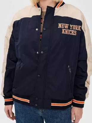 The View 2026 Sunny Hostin New York Knicks Varsity Jacket