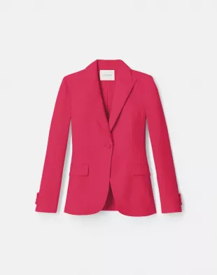 Finesse Crepe Peak Lapel Blazer