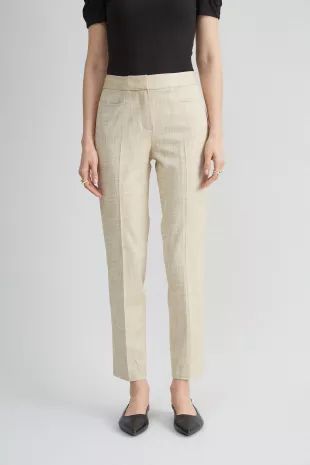 Melange Slim Pant in Mist Blue