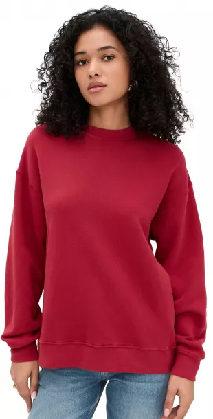 Oversized Crewneck Rosso