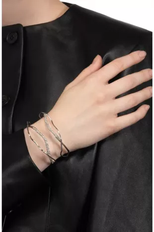 Solanales Crystal Cuff Bracelet
