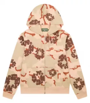 Denim Tears The Cotton Wreath Zip Sweatshirt