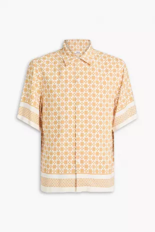 Printed Crepe Shirt