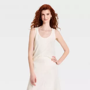 Slub Knit Tank Top