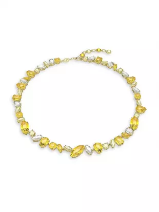 Gema Gold-Plated & Crystal Necklace