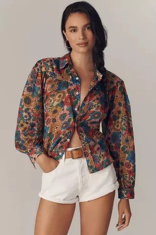 The Rhapsody Exes Buttondown Blouse