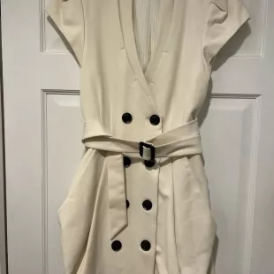 Cap Sleeve Button Down Dress