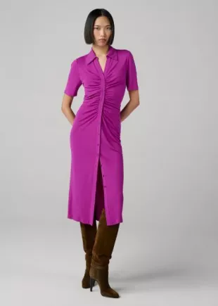 Zoey Dress in Purple Wine