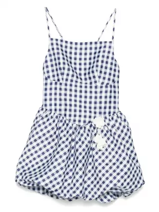 Minikleid Mit Vichy Karo