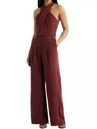 The Bold and the Beautiful Brooke Logan Cross Neck Jumpsuit