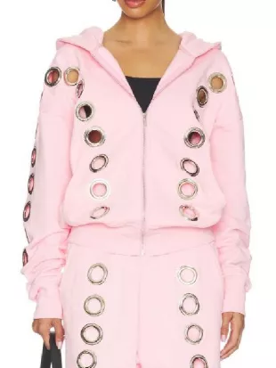 Toni Laites Love Island The Debrief S01 Eyelet Hoodie