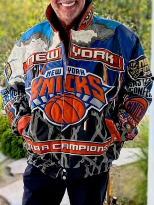 New York Knicks NBA Champions Leather Jacket