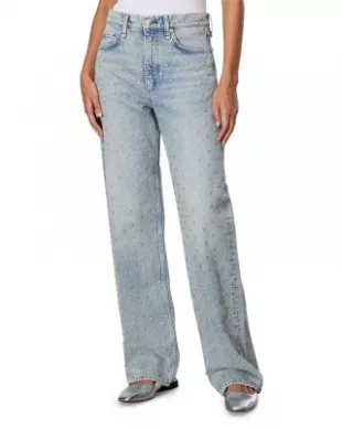 Shea High Rise Relax Straight Jeans in Desi Pearl