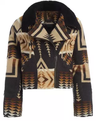 Dutton Ranch S01 Beth Dutton Western Print Jacket