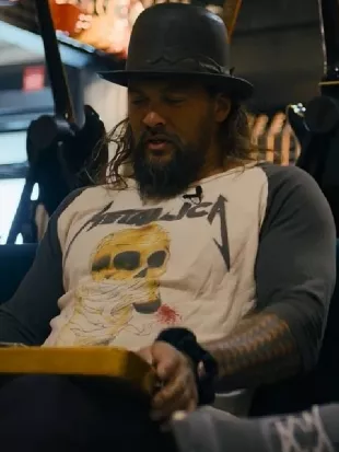On the Roam Jason Momoa Printed Raglan T-shirt