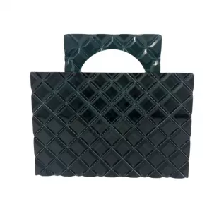 Gemma Handle Clutch - Forest Black
