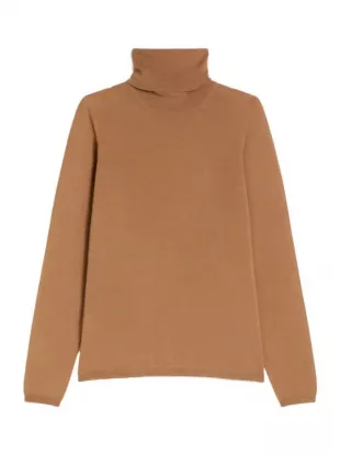 Wool Knit Turtleneck Jumper
