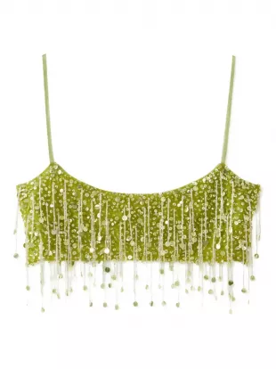 Yasmin Hand Beaded Bralette
