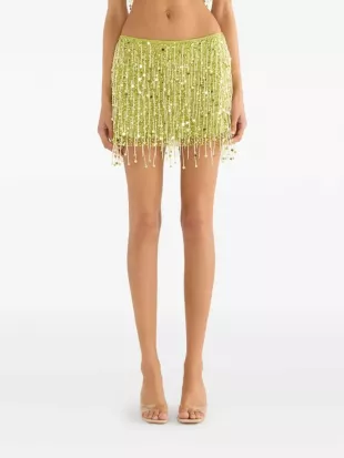 Yasmin Beaded Mini Skirt
