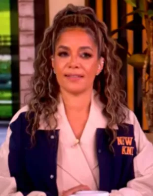 The View 2026 Sunny Hostin New York Knicks Varsity Jacket