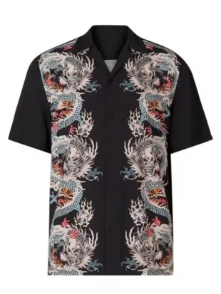 Karl Urban The Boys S03 Black Dragon Shirt